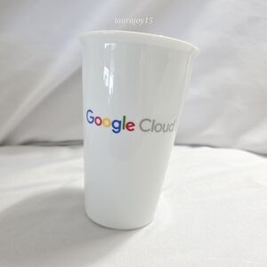 Google Cloud Ceramic Mug Tall Latte No Handle 5.5 Inch